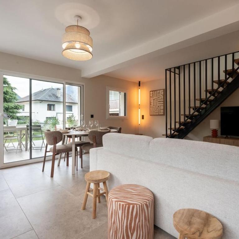 L'Entre Nous Climatisation Terrasse - Appartement 2 Chambres de Luxe avec Vue sur le Jardin - 16