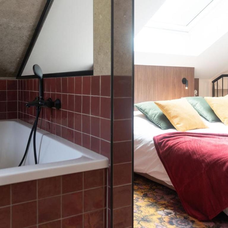 L'Entre Nous Climatisation Terrasse - Appartement 2 Chambres de Luxe avec Vue sur le Jardin - 39