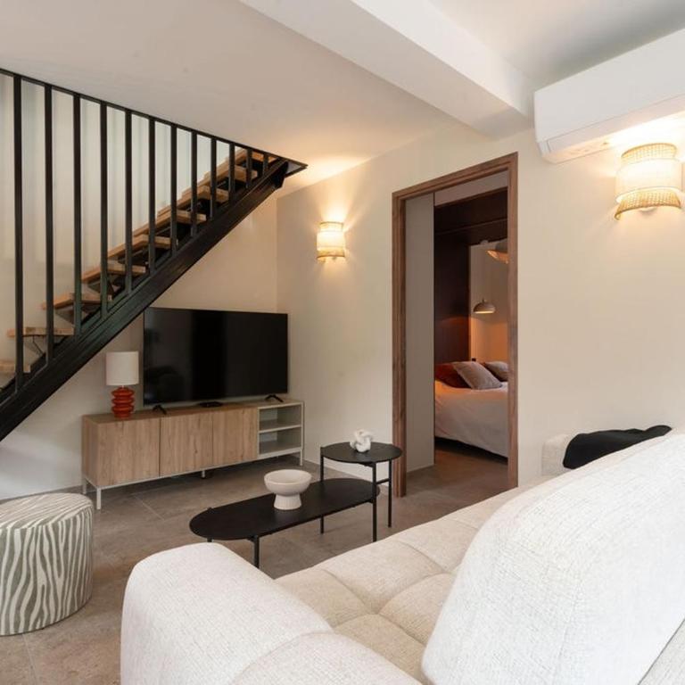 L'Entre Nous Climatisation Terrasse - Appartement 2 Chambres de Luxe avec Vue sur le Jardin - 48
