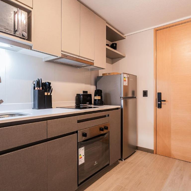 City Haven Studio Apartment for Two Guests in Nunoa - Apartamento - 2