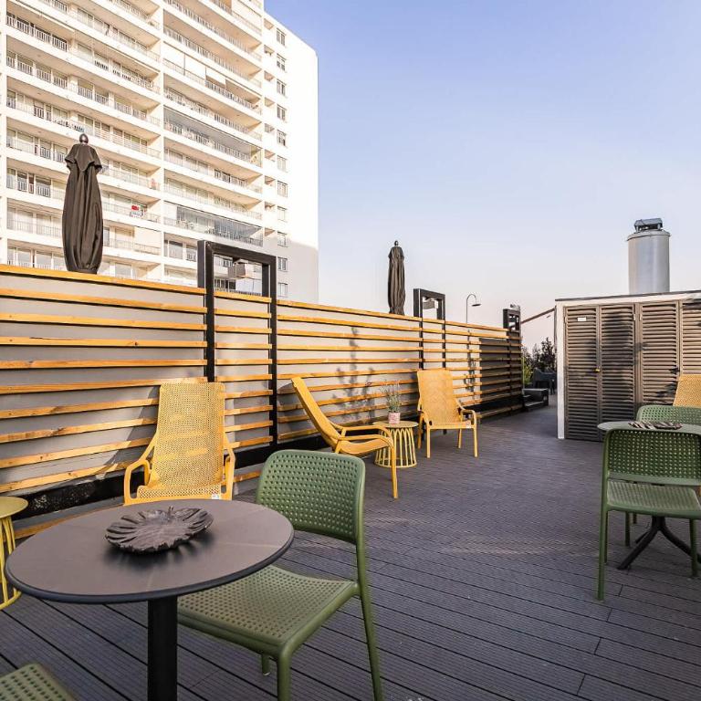 City Haven Studio Apartment for Two Guests in Nunoa - Apartamento - 5