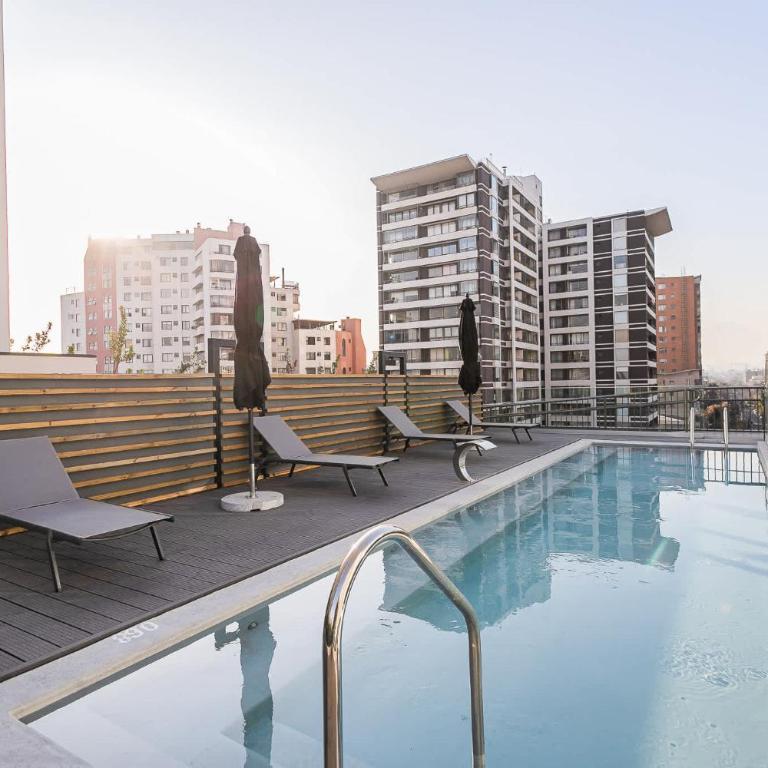 City Haven Studio Apartment for Two Guests in Nunoa - Apartamento - 25