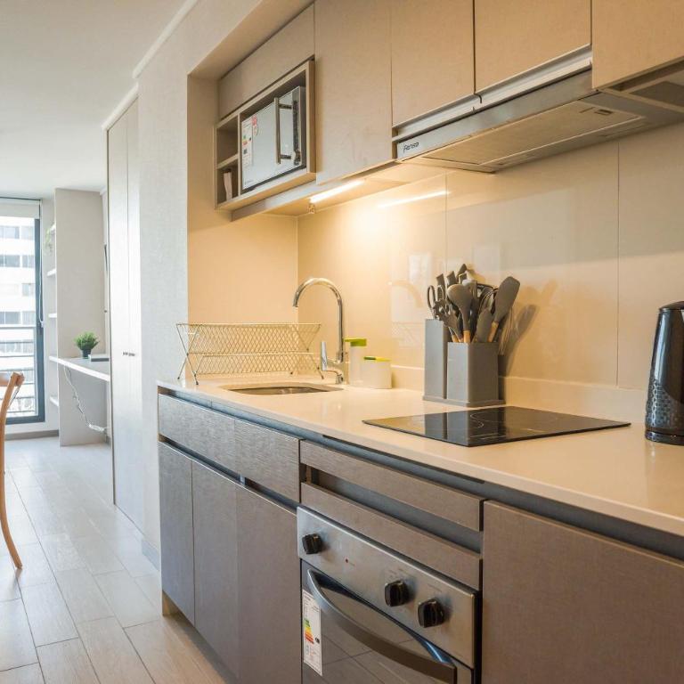 Comfortable Studio in Nunoa with Balcony and WiFi - Apartamento - 5