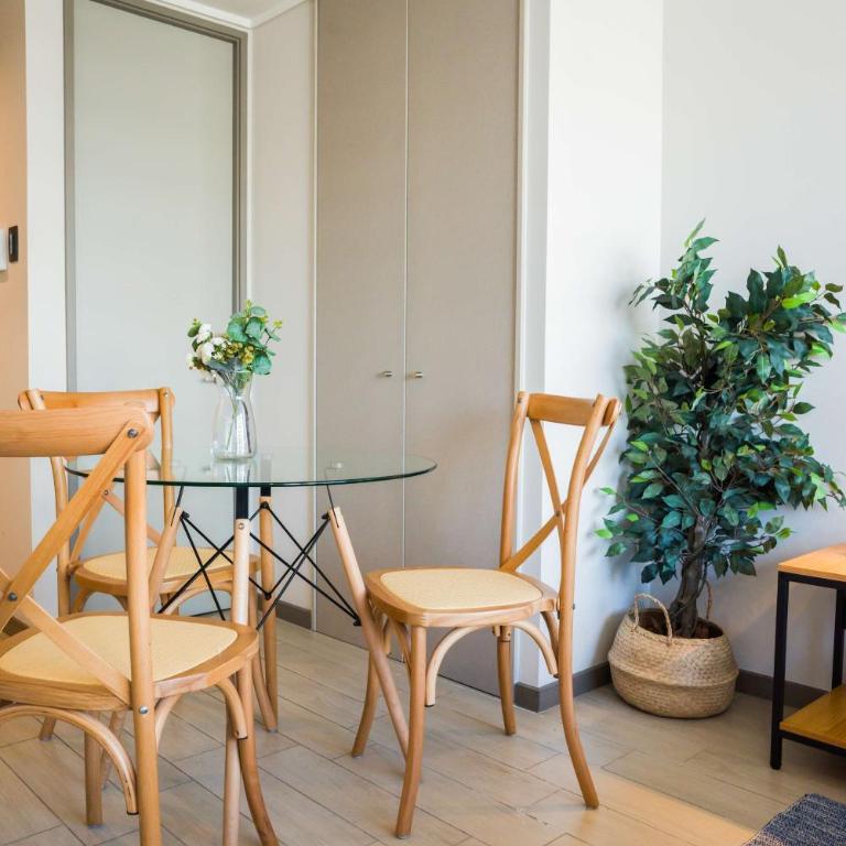 Comfortable Studio in Nunoa with Balcony and WiFi - Apartamento - 12
