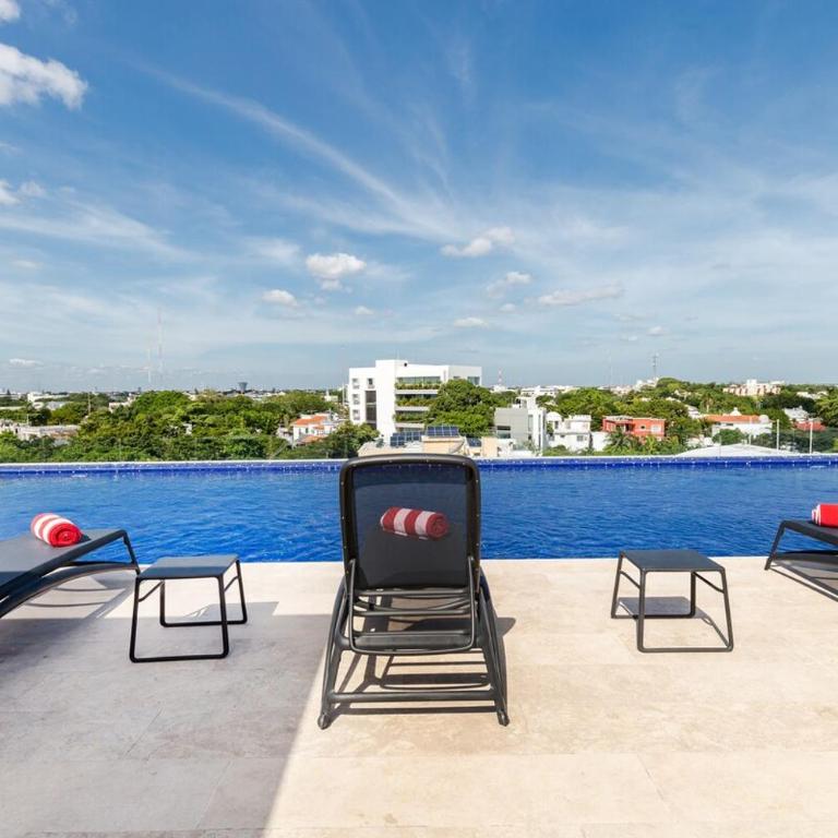 Luxury Apartment 102 wpool & gym by Puerto Cancún - Apartamento de 1 dormitorio - 28