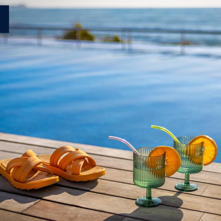 Garden Breeze Punta Prima, 2min beach walk, family Friendly, 3 Pool a Garden, jacuzzi - Deluxe-Apartment mit 2 Schlafzimmern und Gartenblick - 3