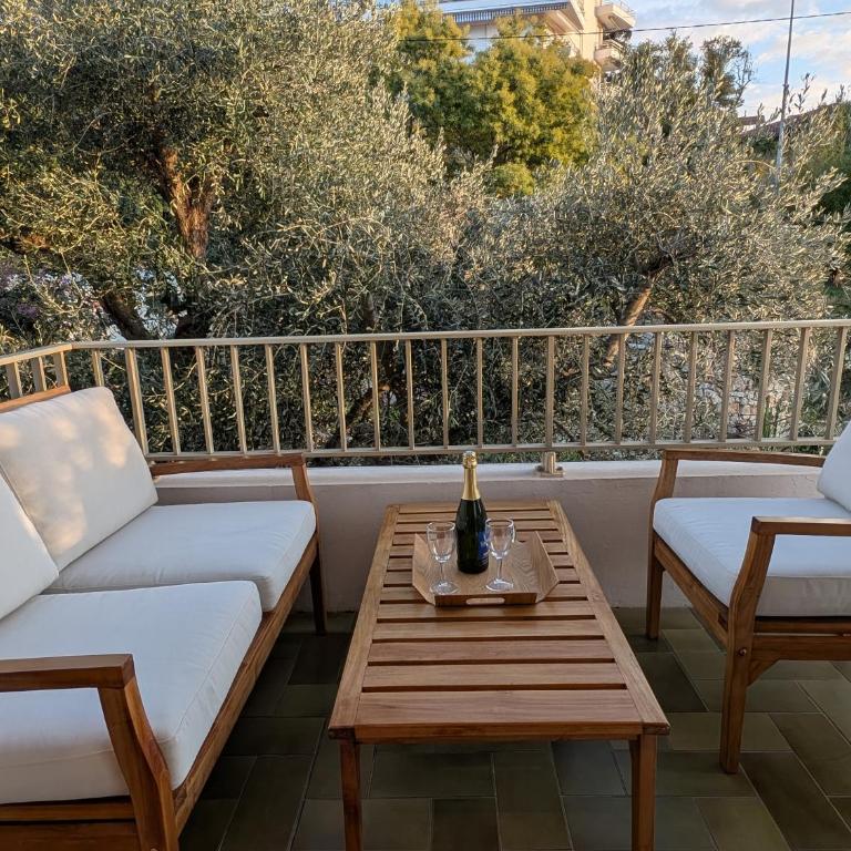 CHESTER Riviera Escape - Appartement calme, terrasse & clim proche Croisette et centre - Appartement avec Terrasse - 7