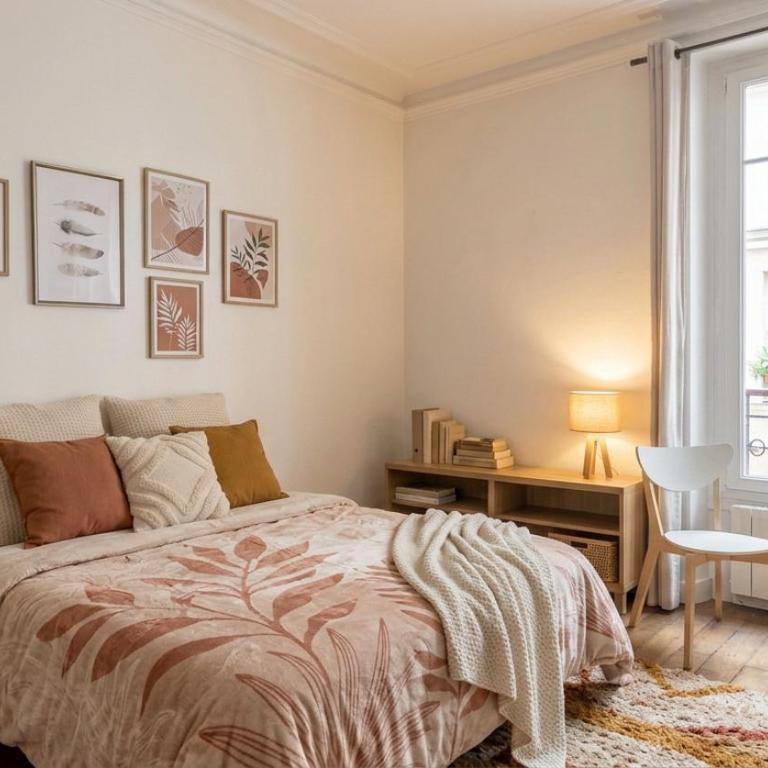 La Perle du 16eme - 2 pers - Lumineux - Cour Privative - Appartement 1 Chambre - 4
