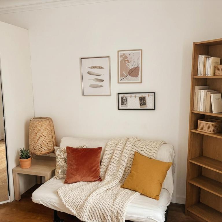 La Perle du 16eme - 2 pers - Lumineux - Cour Privative - Appartement 1 Chambre - 7
