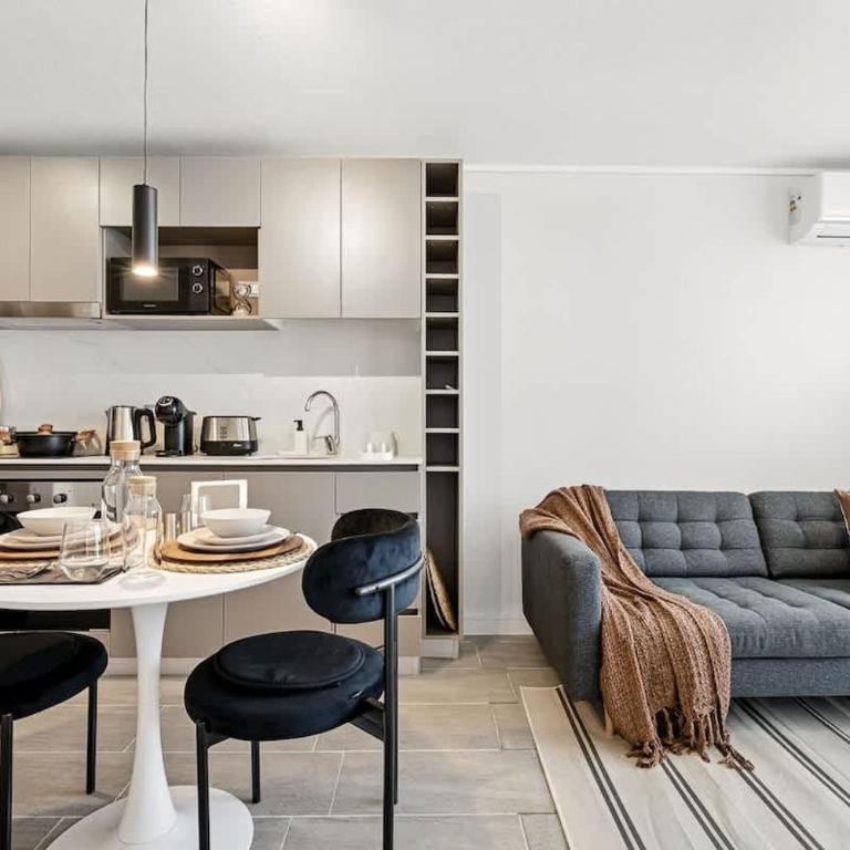 1D1B con Calefaccion y a 15 minutos de Barrio Italia recepcion 24-7 - Apartment - 2