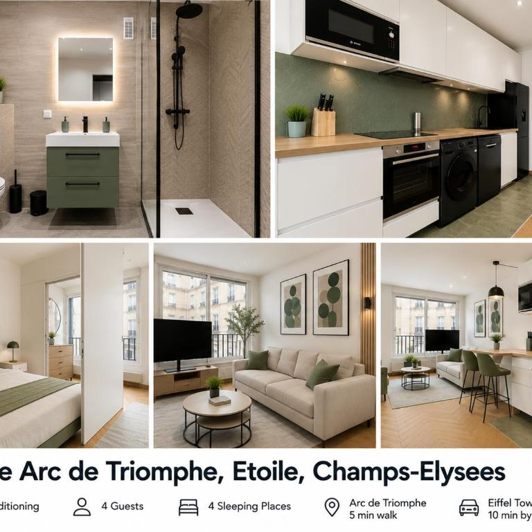 II Suite Arc de Triomphe, Etoile, Champs-Elysees - Appartement 1 Chambre - 1