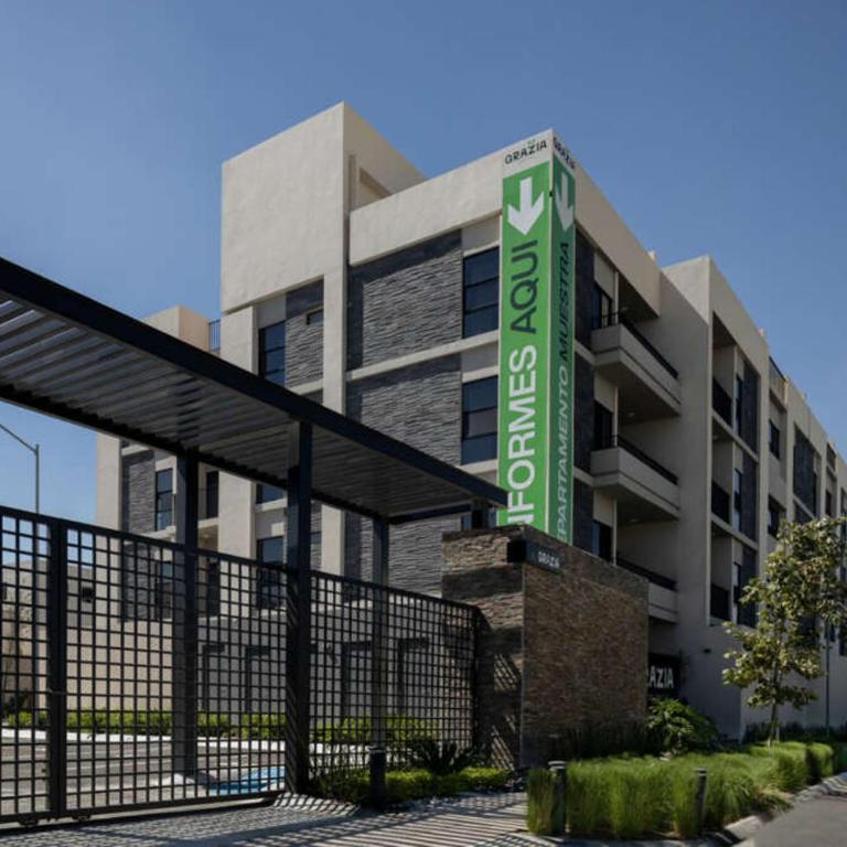 Moderno Apartamento con piscina a 20 min APTO y Cintermex - Apartamento de 2 dormitorios - 9