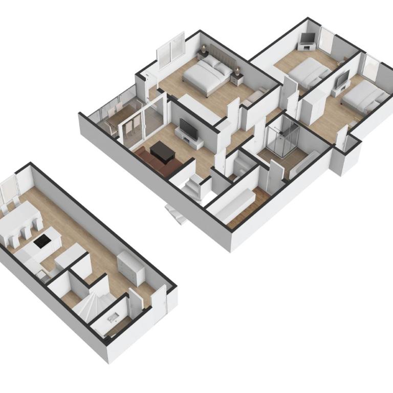 Das Berg Loft Inklusive Sauna - Loft-Apartment mit 3 Schlafzimmern - 13