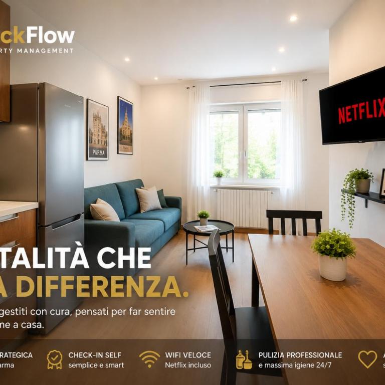 Rubini 19 Living l Moderno Bilocale vicino Ospedale - One-Bedroom Apartment - 1