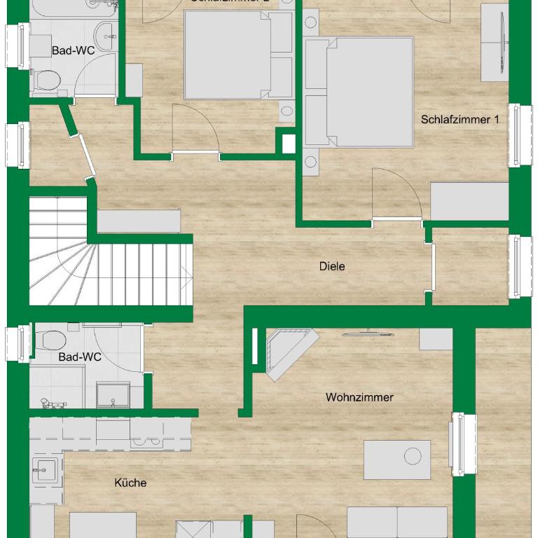 Appartment zum Stoaner - Apartment mit 2 Schlafzimmern - 6