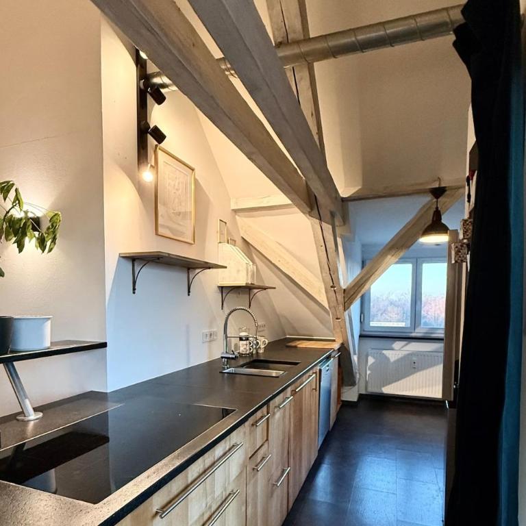 Einzigartige Dachgeschoss-Loft mit Dachterrasse Augsburg - Three-Bedroom Loft Apartment - 5