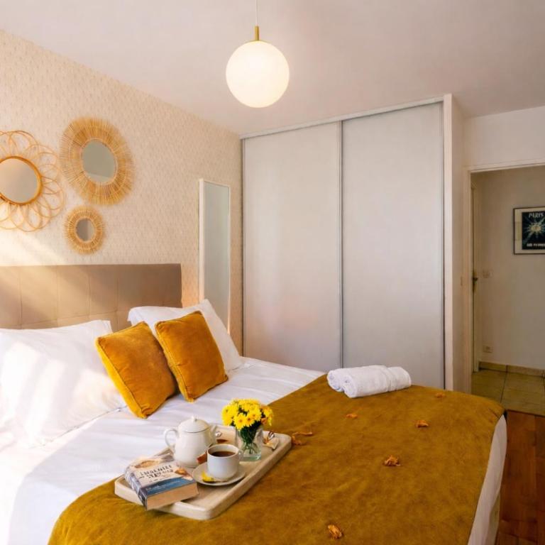 Spacious Family Apartment near Disneyland with Garden, AC and Parking - Appartement - Vue sur Jardin - 12
