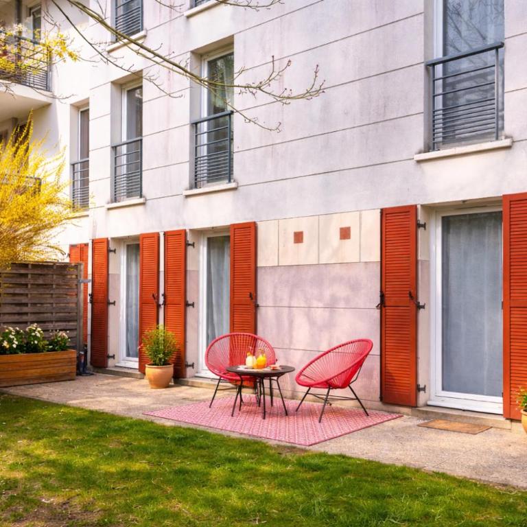 Spacious Family Apartment near Disneyland with Garden, AC and Parking - Appartement - Vue sur Jardin - 14
