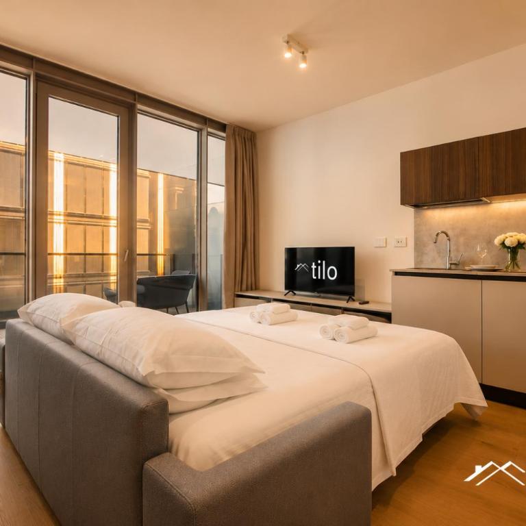 Waterfront · 1BR · Terrace · Parking · Tilo Genoa - Appartamento Monolocale con Balcone - 1