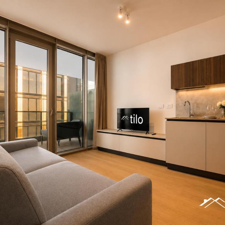 Waterfront · 1BR · Terrace · Parking · Tilo Genoa - Appartamento Monolocale con Balcone - 2