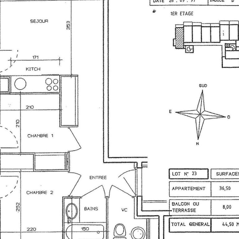 Bel appartement 36m² rénové, sans internet, 2 ch, 6 couchages à Morillon - Appartement 2 Chambres - 20