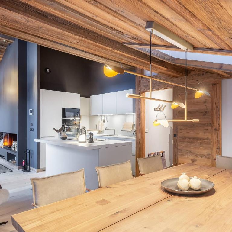Duplex avec espace détente, piscine et 4 chambres à Megève - FR-1-569-66 - Apartamento - 12