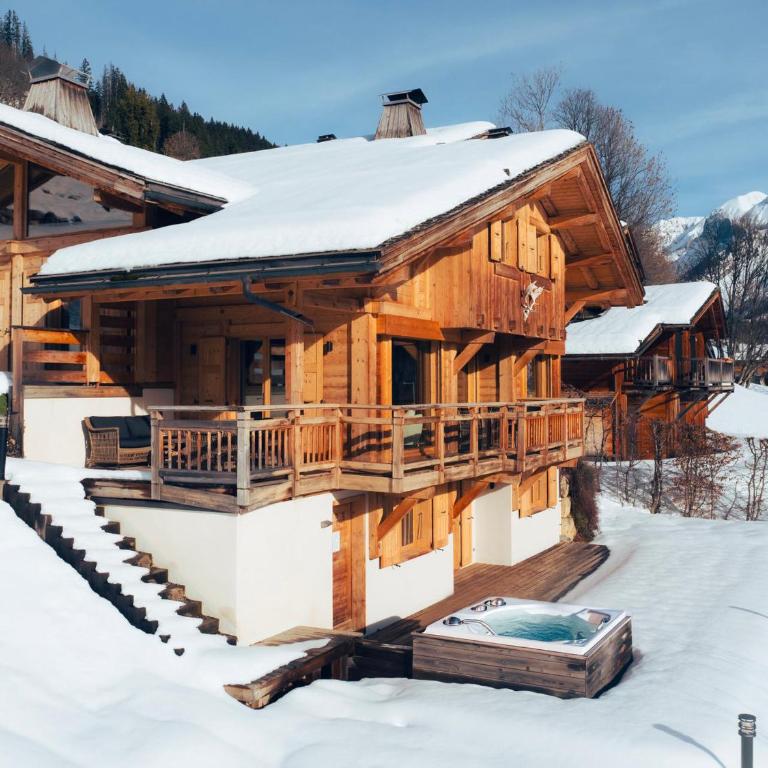 Chalet 4★, 12 pers, spa, vue panoramique, proche navette - FR-1-304-302 - Chalet - 25