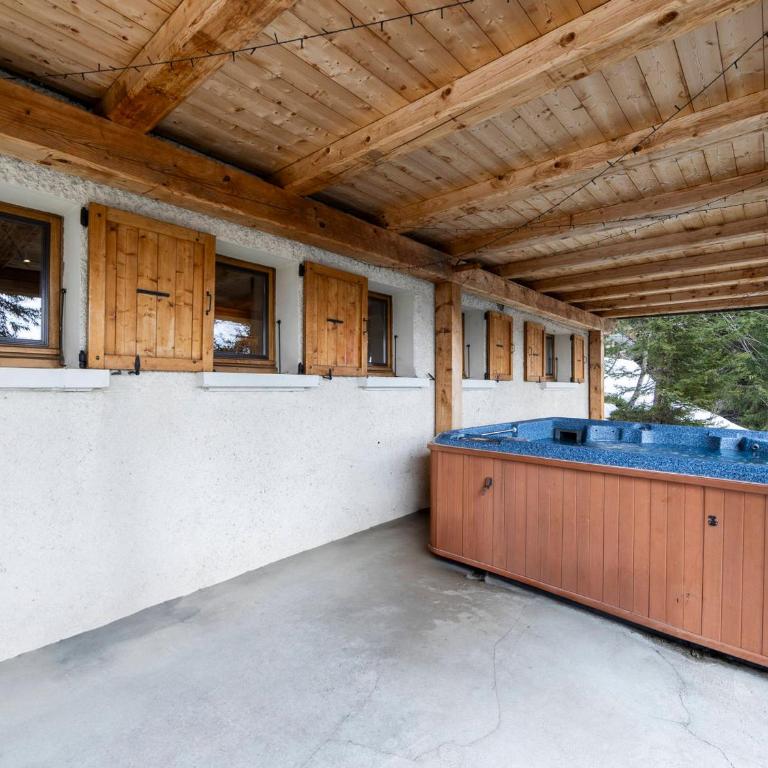Chalet spacieux à La Rosière avec hammam et jacuzzi pour 15 personnes - Chalet mit 3 Schlafzimmern - 12