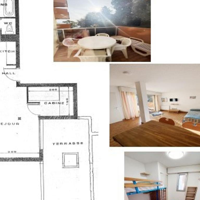 Studio 4 pers avec terrasse en bord de mer et Wi-Fi - FR-1-827-77 - Studio - 13