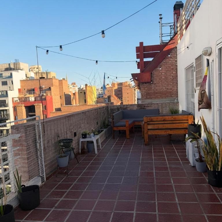 Oasis en las Alturas Depto con Terraza y Parrilla Living Exterior - Apartamento de 1 dormitorio - 10