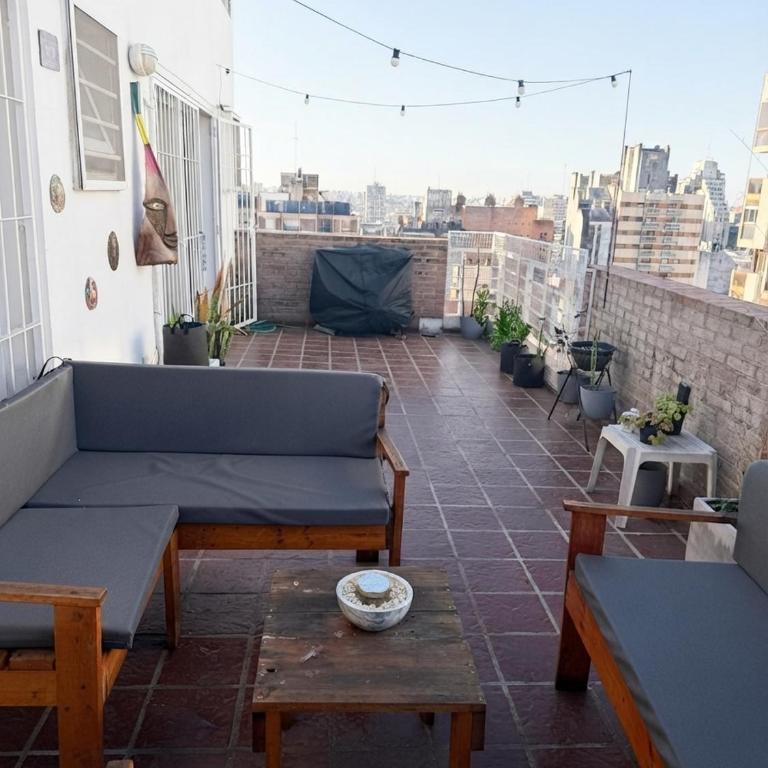 Oasis en las Alturas Depto con Terraza y Parrilla Living Exterior - Apartamento de 1 dormitorio - 9