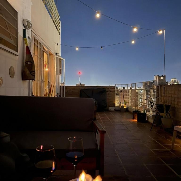 Oasis en las Alturas Depto con Terraza y Parrilla Living Exterior - Apartamento de 1 dormitorio - 12