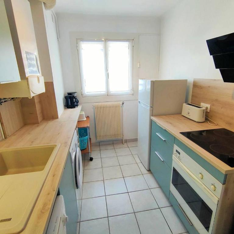 T2 rénové face mer avec balcon au Canet-Plage, 4 pers - FR-1-696-127 - Appartement - 9