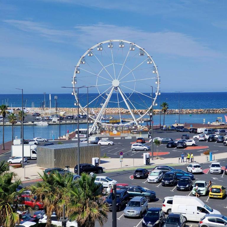 T2 rénové face mer avec balcon au Canet-Plage, 4 pers - FR-1-696-127 - Appartement - 12