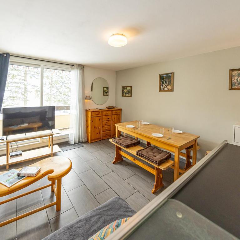 Studio moderne pour 4 pers, balcon sud, proche piste, résidence Roc Rouge - Studio - 10