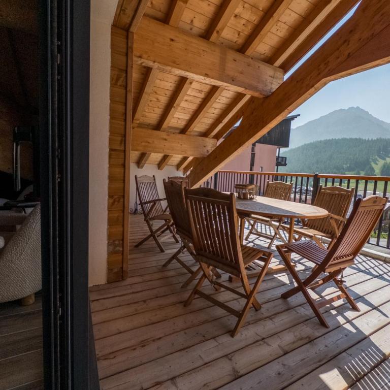Grand appartement familial avec terrasses à 2 pas de pistes - Appartamento con 3 Camere da Letto - 11