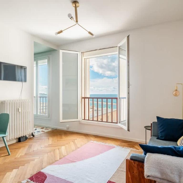 Studio vue imprenable sur la mer proche Vieux-Port - Appartement - 14