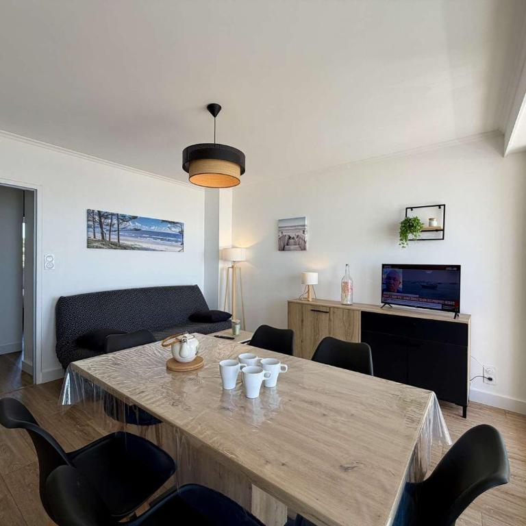 Appart 3 pièces, 2 chambres, 5-6 pers, balcon, garage, Saint-Jean-de-Monts - FR-1-224C-321 - Appartement - 21