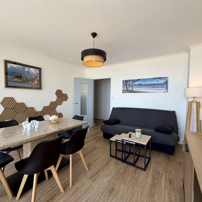 Appart 3 pièces, 2 chambres, 5-6 pers, balcon, garage, Saint-Jean-de-Monts - FR-1-224C-321 - Appartement - 22
