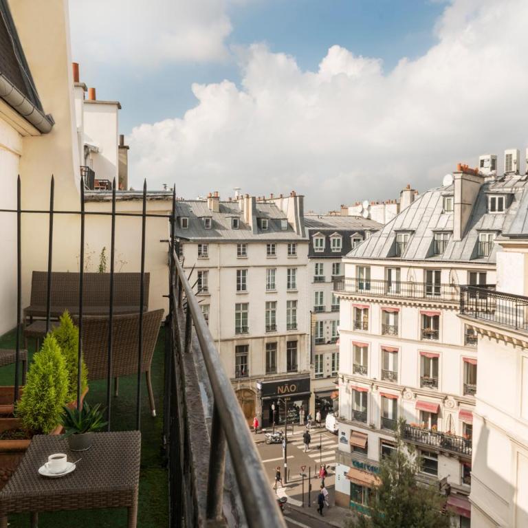 Maison Axel Opéra Paris - Chambre Familiale avec Terrasse - 3