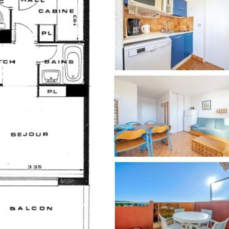 Studio pour 4 personnes avec Wi-Fi, vue mer, Roquebrune-Cap-Martin - FR-1-827-64 - Monolocale - 18