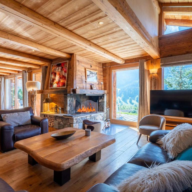 Chalet traditionnel 5 chambres, 10 pers, parking, terrasse, proche La Balme - FR-1-459-210 - Chalet - 14