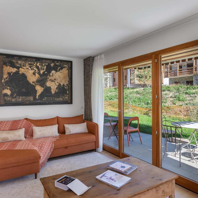 Appartement Confortable avec 2 Chambres, Terrasse et Parking à Megève - FR-1-569-123 - Apartamento - 10