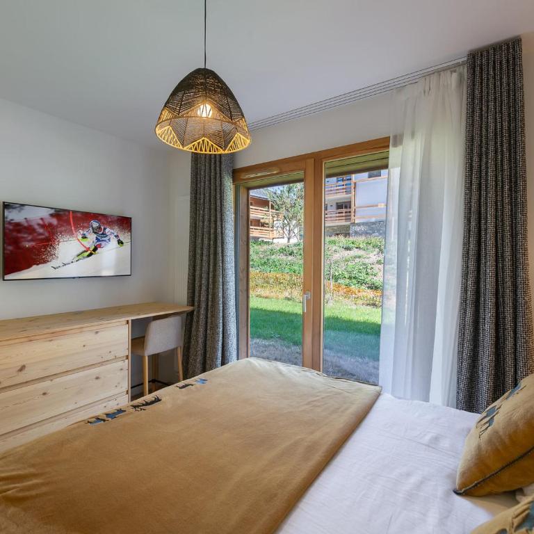 Appartement Confortable avec 2 Chambres, Terrasse et Parking à Megève - FR-1-569-123 - Apartamento - 11