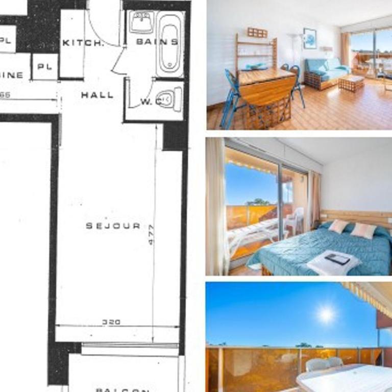 Appartement 8 personnes avec Wi-Fi, vue mer - FR-1-827-15 - Appartamento - 20
