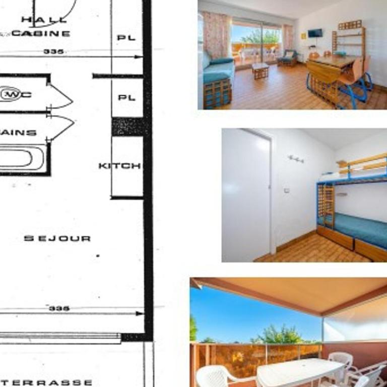 Studio 4 pers. avec Wi-Fi, vue mer - FR-1-827-31 - Monolocale - 16