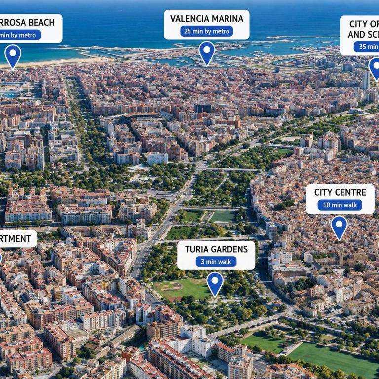 CASA FLORIT - Serranos Towers Apartments - 4 Guests - Old Town - Apartamento de 1 dormitorio - 2