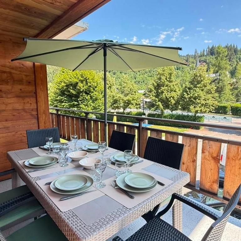 Appartement lumineux, chalet rénové, centre Les Gets, 6 pers, proche pistes, parking - FR-1-598-158 - Appartement - 6
