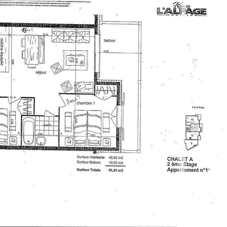 Appartement 7 pers, proche des pistes, balcon - Appartement 2 Chambres - 13