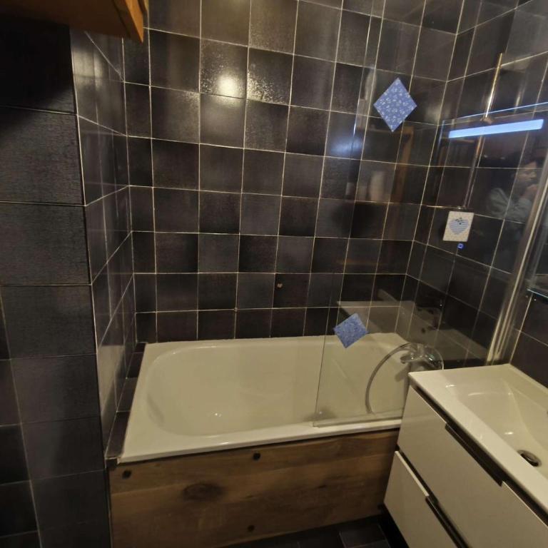 Studio 4 pers. avec lave-linge, balcon et accès direct aux pistes - Proche centre des Carroz - FR-1-572-176 - Studio - 11